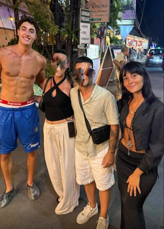 Aitana i Plex en Bali con españoles Twitter, x