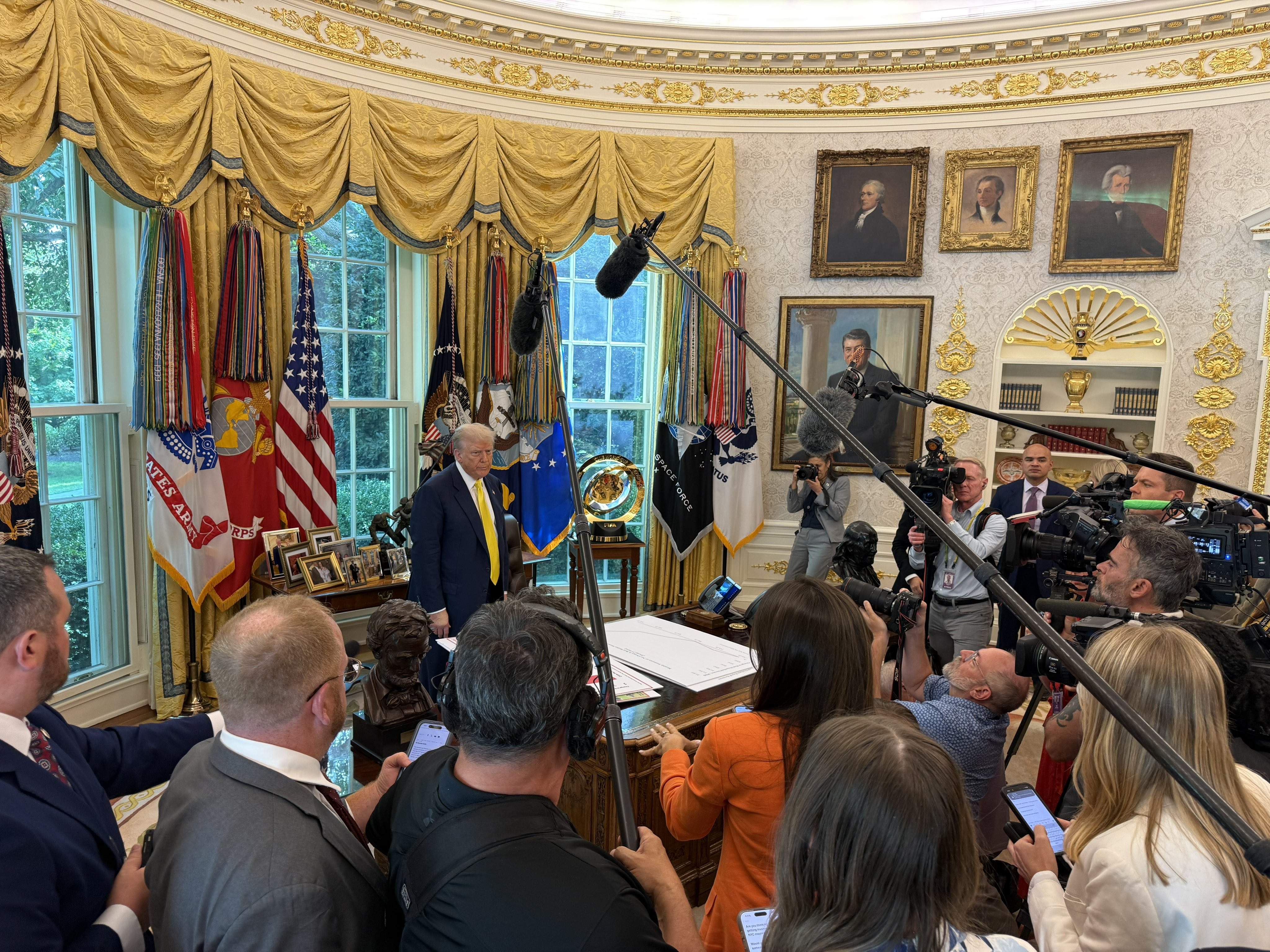 Així  ha transformat Trump la Casa Blanca per convertir-la en un Mar-a-Lago a Washington D. C.