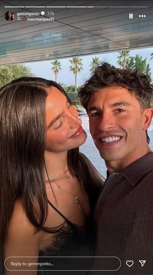 Gemma Pinto i Marc Márquez Instagram Gemma Pinto i Marc Márquez Instagram