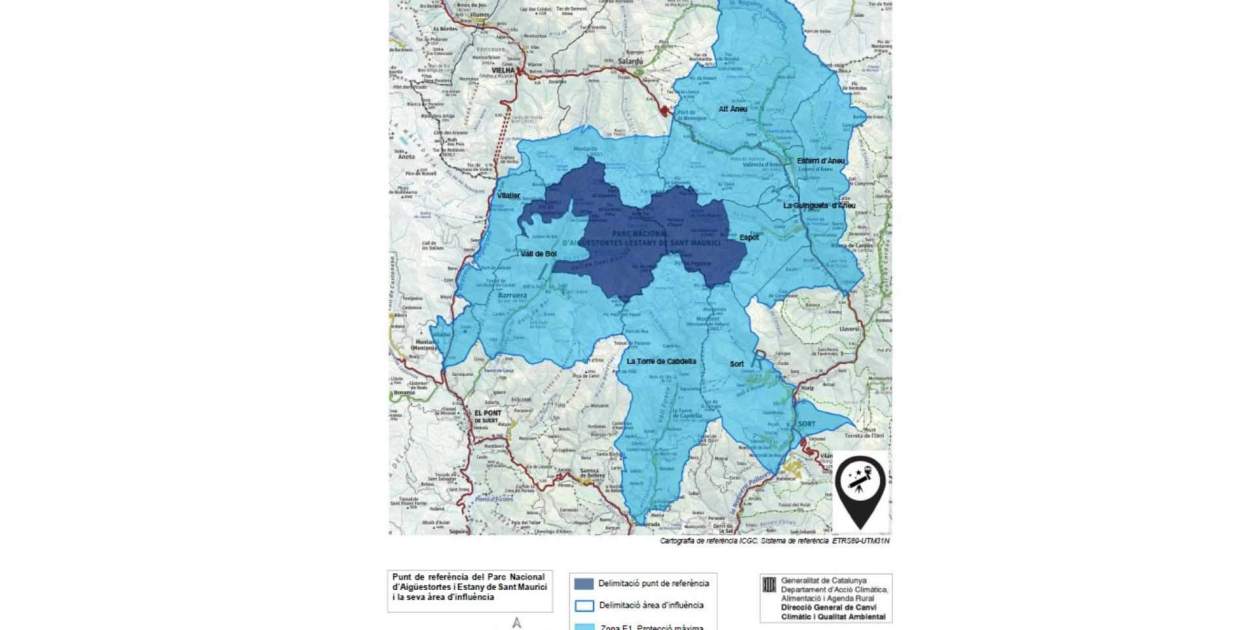 Àrea d'influència del Parc Natural d'Aigüestortes