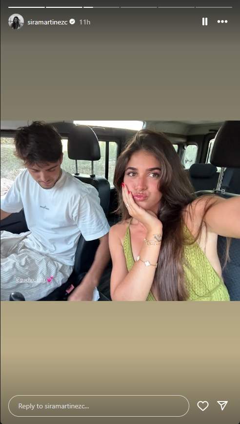Sira Martínez i Pacho en Formentera Instagram
