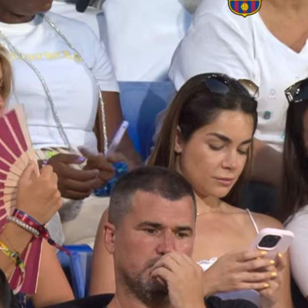 Ona Sellarès a la grada del Gamper / YouTube