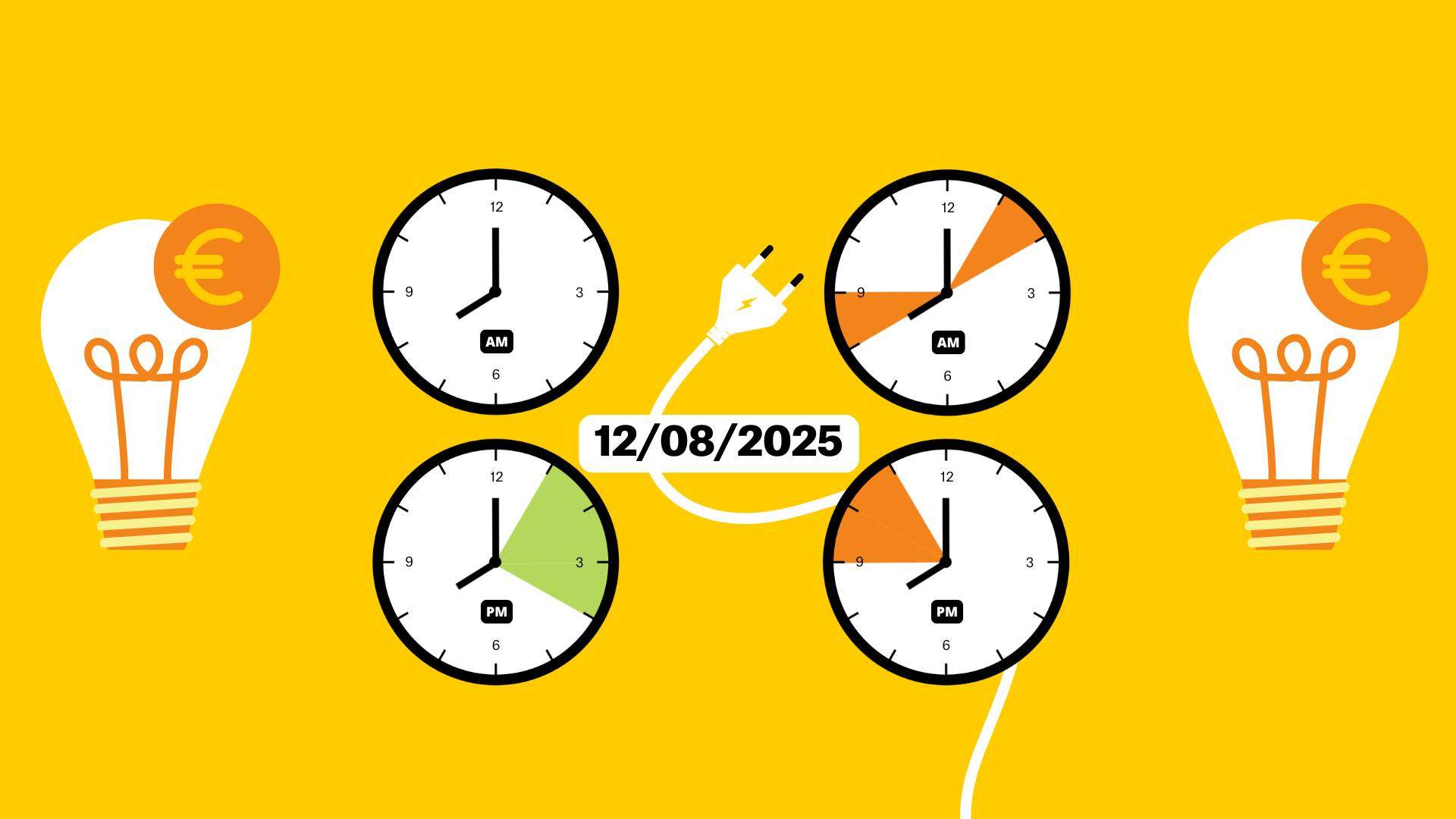 Preu de la llum avui, 12 d'agost de 2025, per hores: quan és més barat posar la rentadora?