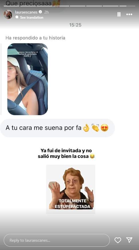 Laura Escanes Tu cara me suena Instagram