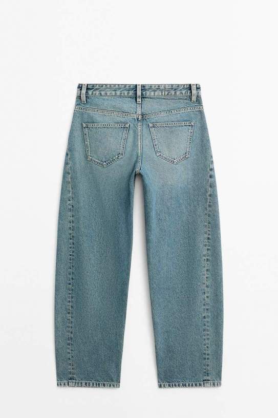 Jeans balloon fit tret|tir alt