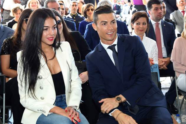 Georgina Rodriguez i Cristiano Ronaldo l'any 2017  Gtres