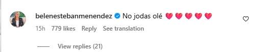 Belen Esteban comentari Instagram