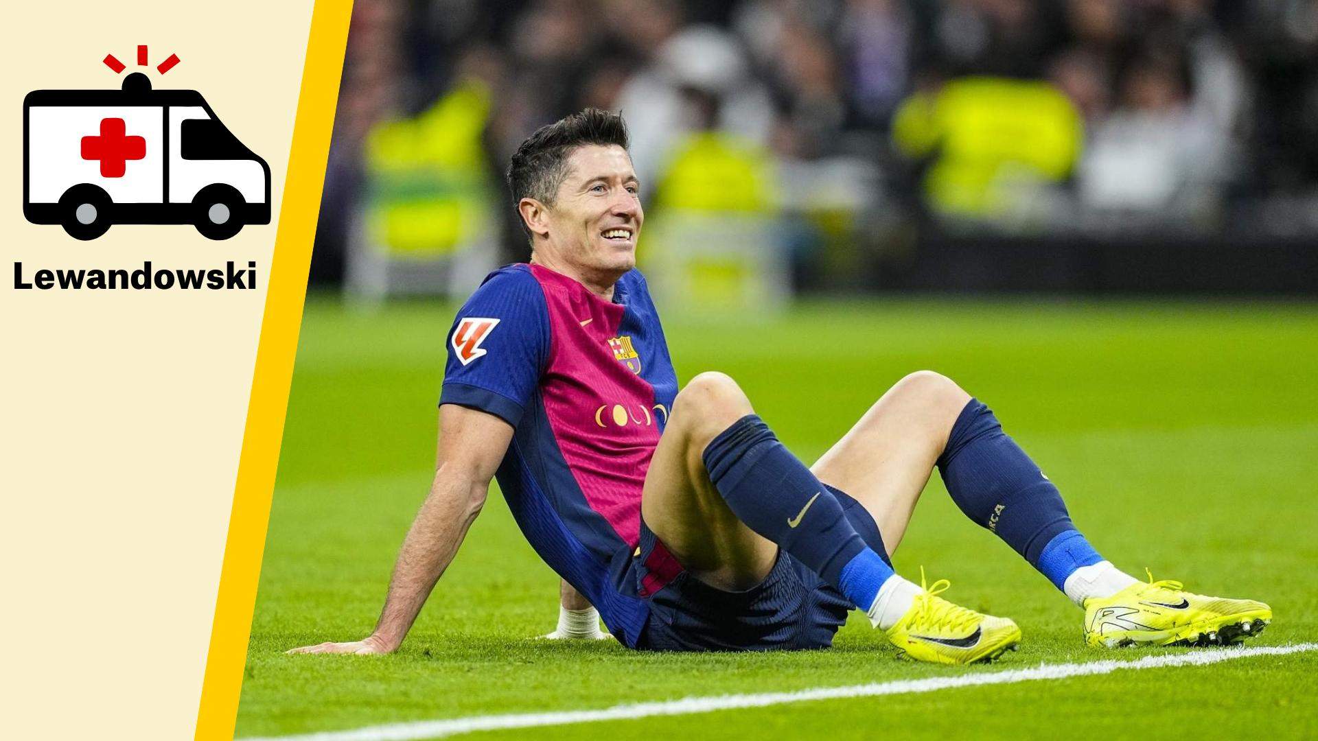 Lesió de Lewandowski: què li passa, quina lesió té i quant temps estarà de baixa amb el Barça