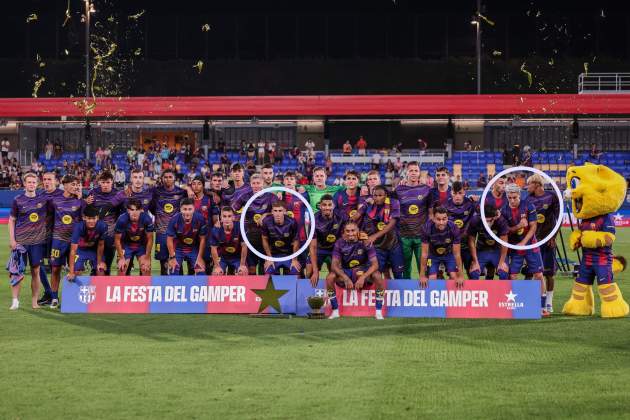 Barça Trofeu Joan Gamper, Fermín i Gavi   Europa Press