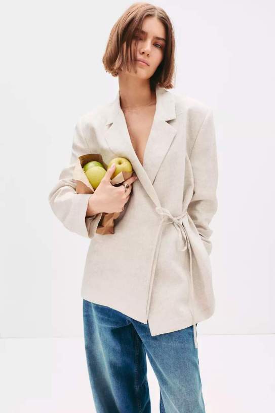 Blazer lazada 100% lino1 Blazer lazada 100% lino1