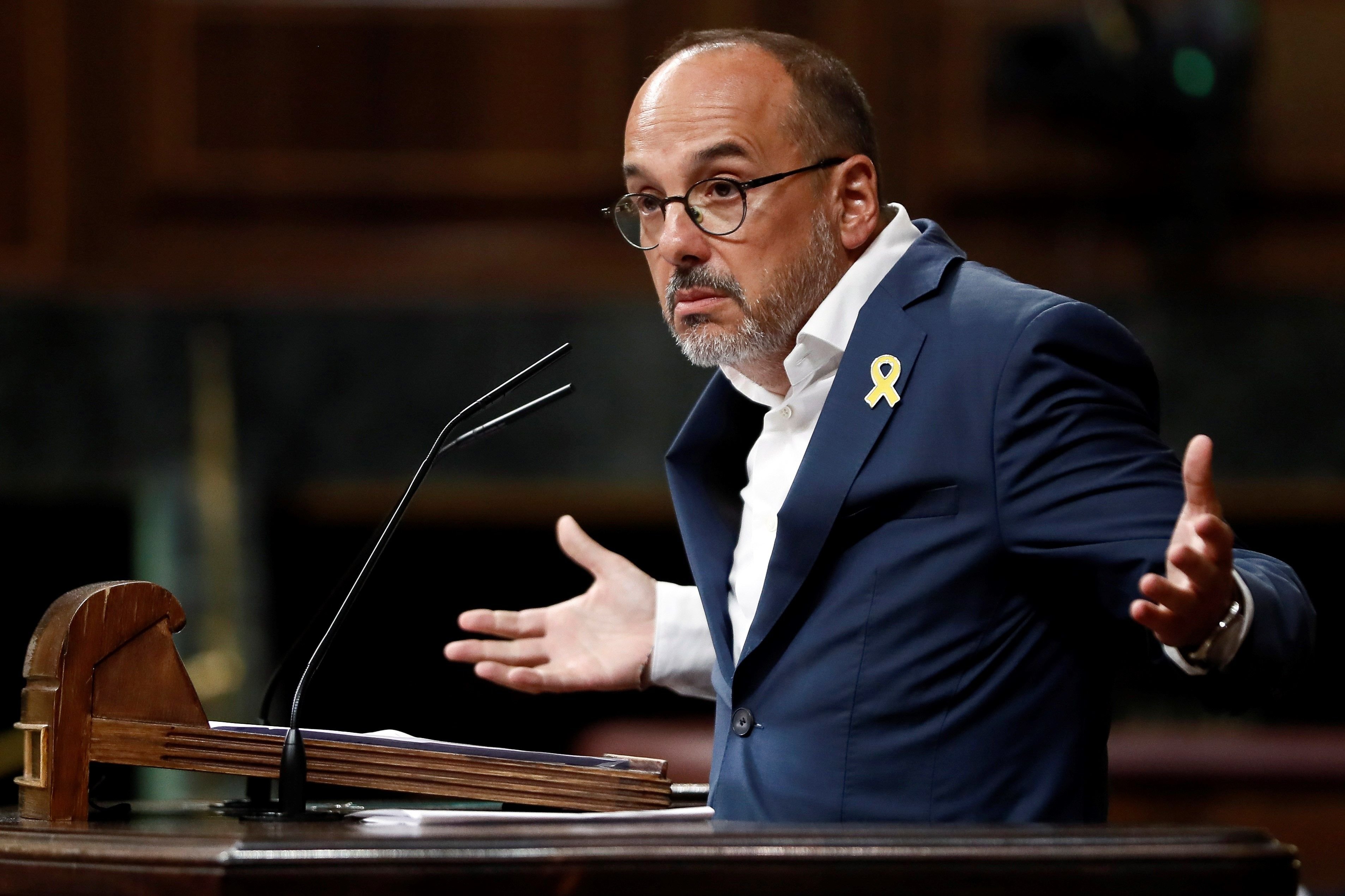 Campuzano: "El PSOE mai ha tingut intenció d'aprovar els pressupostos"