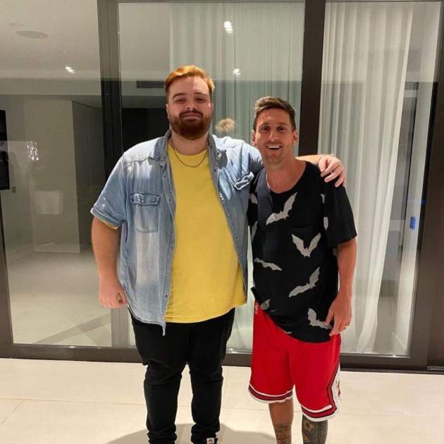 Ibai Llanos i Leo Messi Instagram Ibai Llanos i Leo Messi Instagram