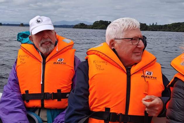Parc Natural de Killarney. Els companys Ramon i Salvador navegant pel sistema de llacs / Cedida: Xavier Palet