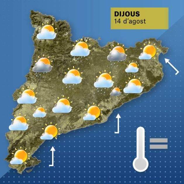 13 08 2025 EL TEMPS A CATALUNYA