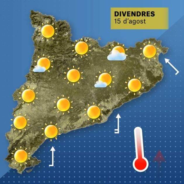 14 08 2025 EL TEMPS A CATALUNYA