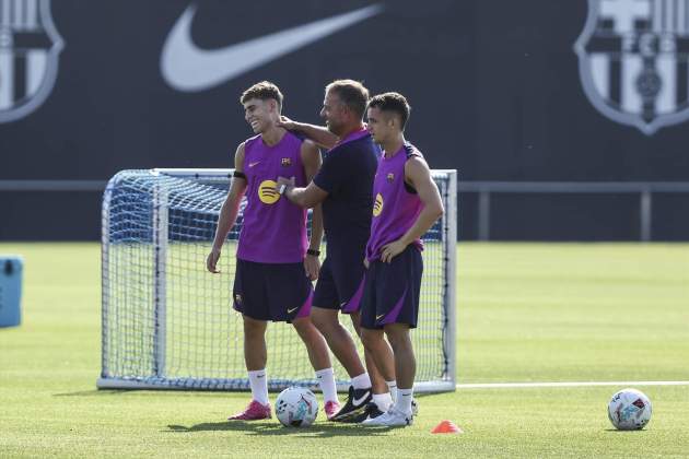 Fermín López Hansi Flick Barça Europa Press