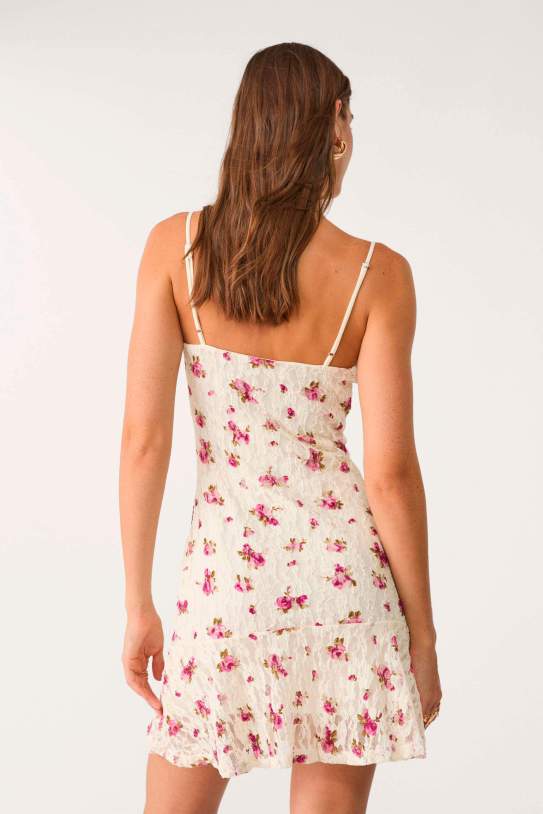 Vestit curt tirants encaix|punta