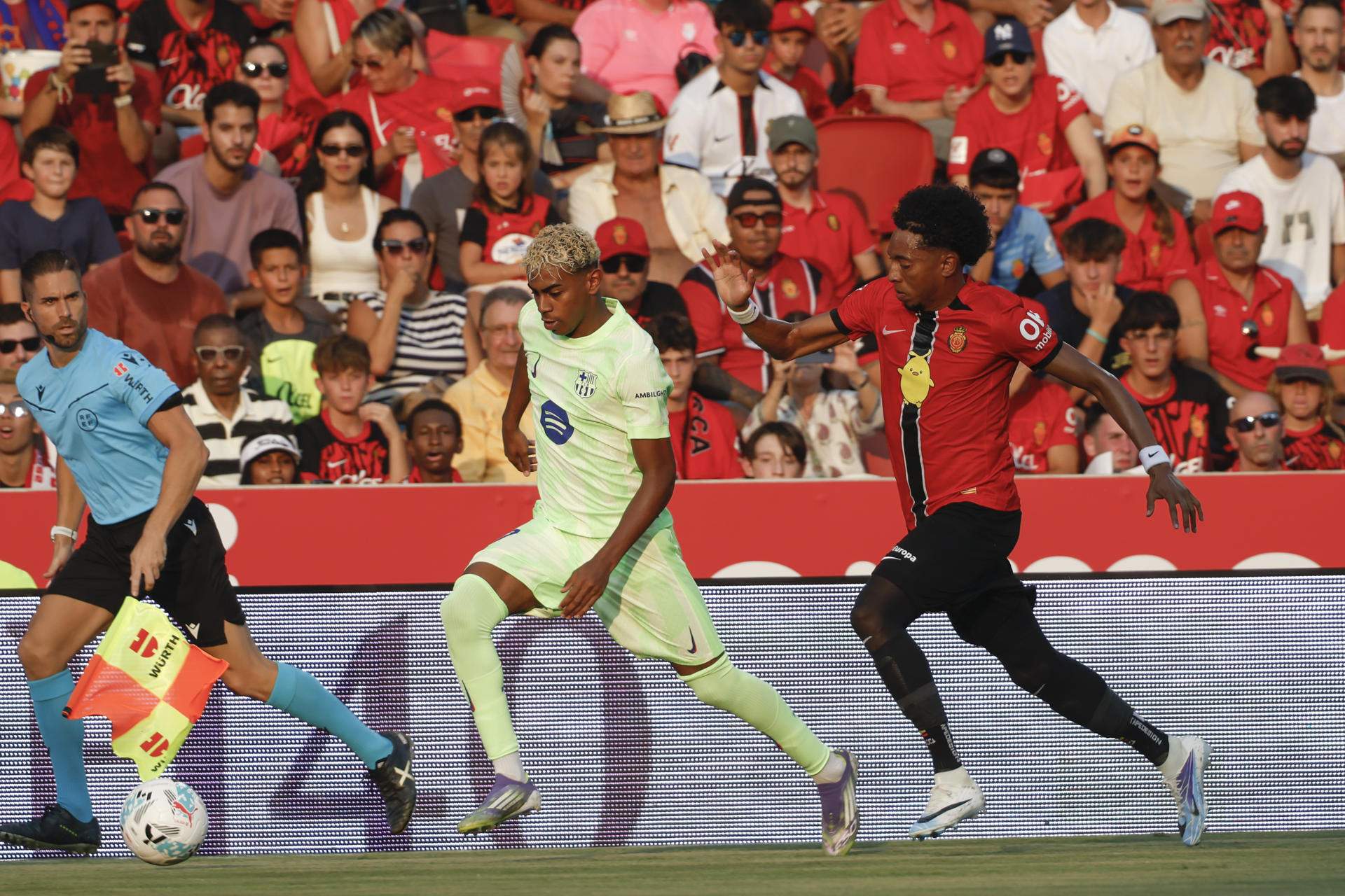 Lamine Yamal Mojica Barça Mallorca / Foto: EFE