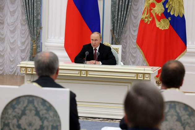 Vladímir Putin aquest dissabte al Kremlin / Europa Press
