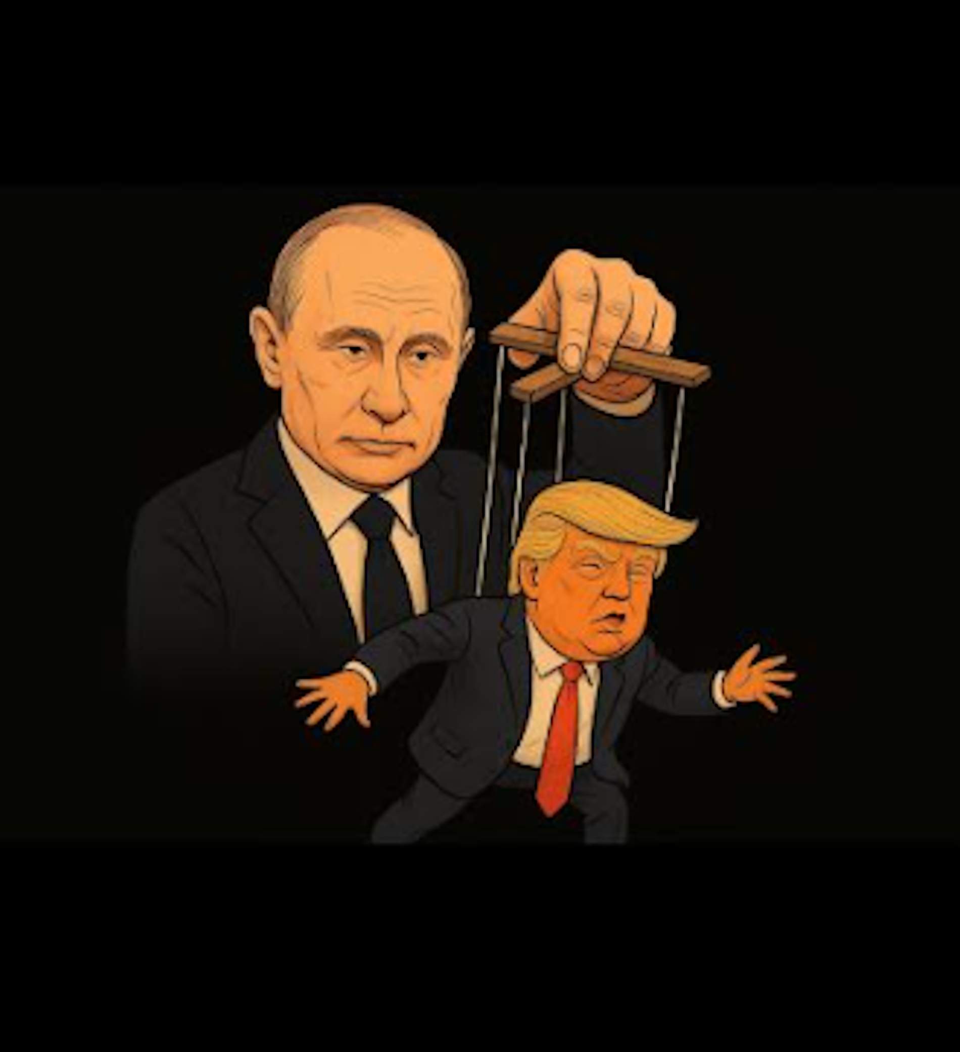 Trump marioneta vertical
