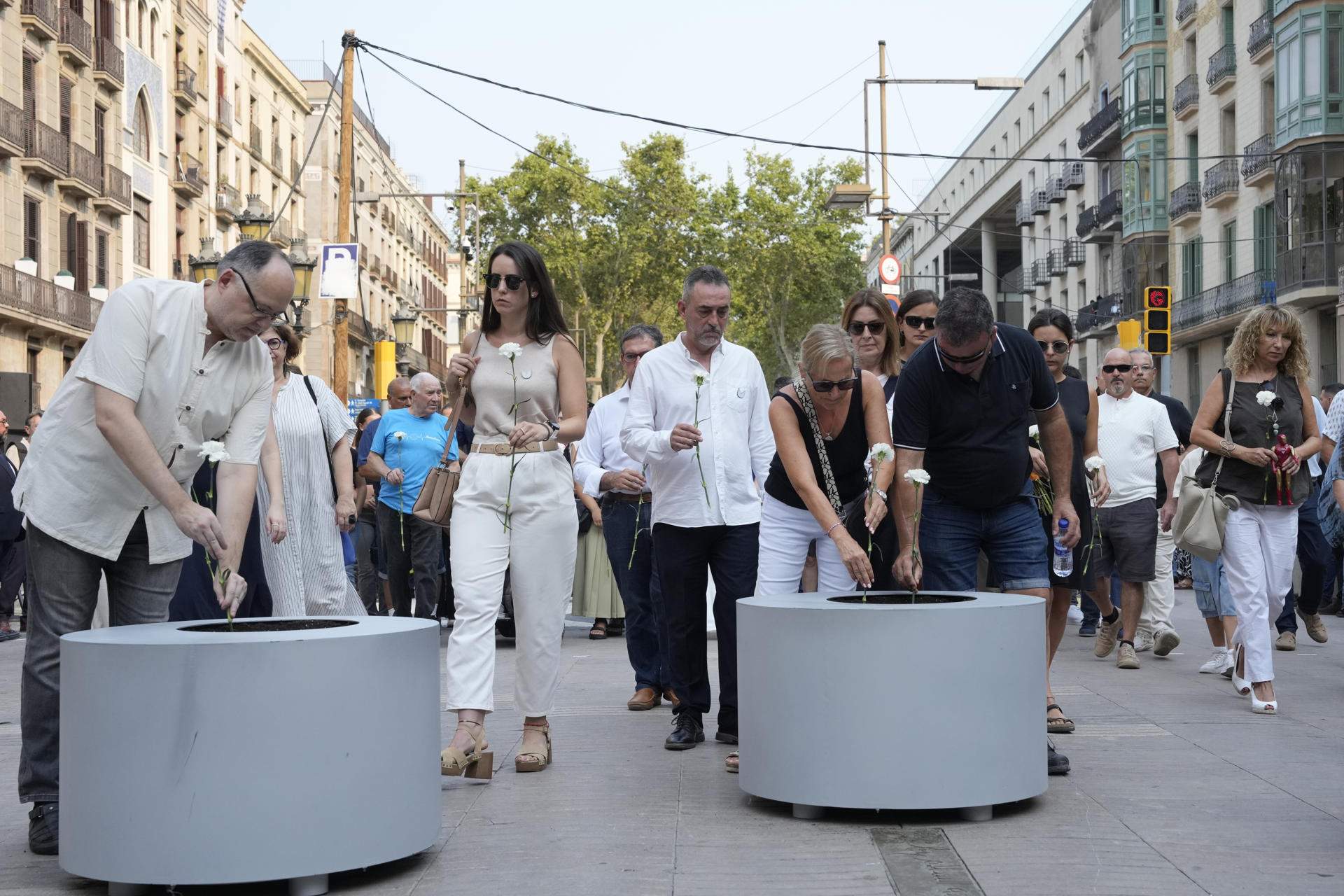 Acte homenatge als atemptats del 17 A a Barcelona / EFE
