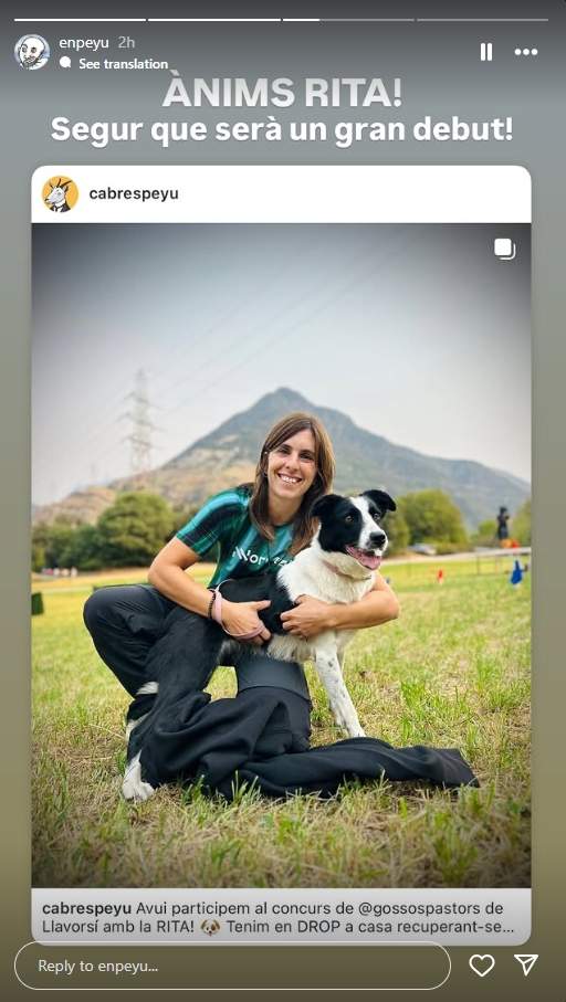 El missatge d'ànims d'en Peyu / Instagram El missatge d'ànims d'en Peyu / Instagram