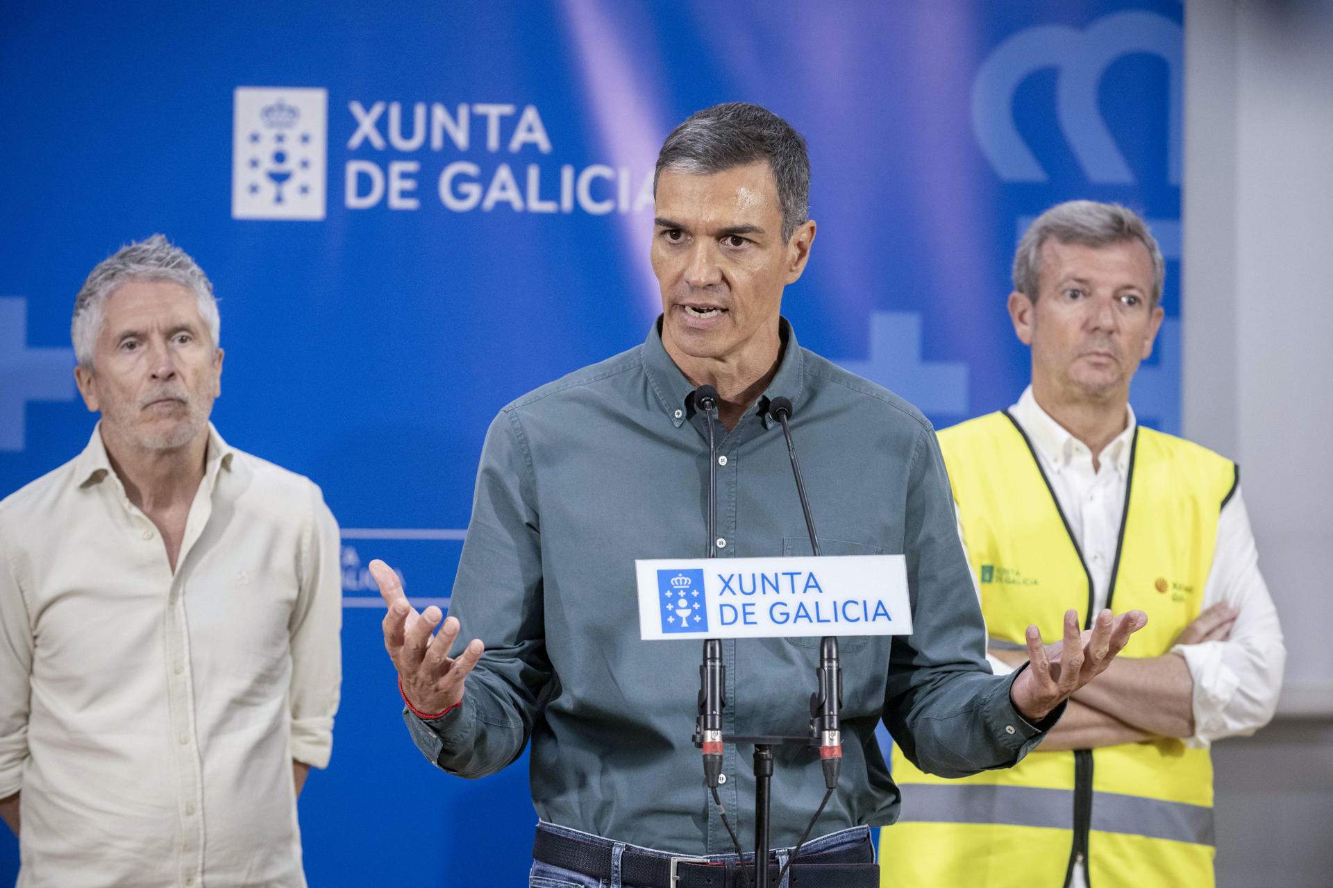 Pedro Sánchez, incendis Ourense / EFE