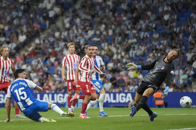 Gol Miguel Rubio Atlético de Madrid / Foto: EFE Gol Miguel Rubio Atlético de Madrid / Foto: EFE