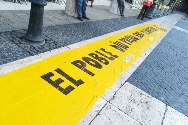 Acampada plaza Sant Jaume - Alba Domingo