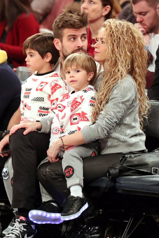 shakira, piqué i fills  GTRES