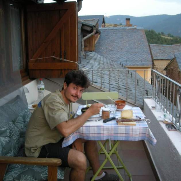 Miki Núñez en la terraza / Instagram Miki Núñez en la terraza / Instagram