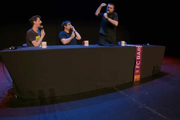 Dani Mateo, amb Ignasi Taltavull i Tomàs Fuentes a 'La Ruina', recordant què li va fer son pare Dani Mateo, amb Ignasi Taltavull i Tomàs Fuentes a 'La Ruina', recordant què li va fer son pare