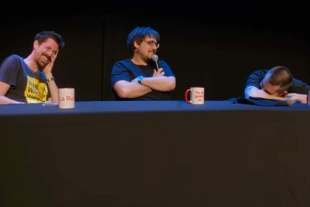 Dani Mateo, amb Ignasi Taltavull i Tomàs Fuentes a 'La Ruina', la venjança del 'tauró'e Dani Mateo, amb Ignasi Taltavull i Tomàs Fuentes a 'La Ruina', la venjança del 'tauró'e