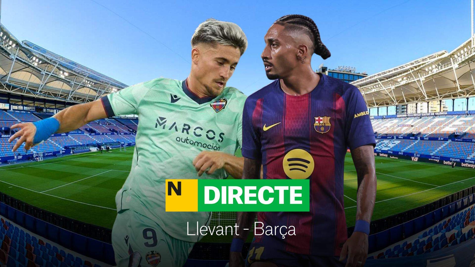 Levante - Barcelona, DIRECTO | Partido de LaLiga EA Sports de hoy, en vivo