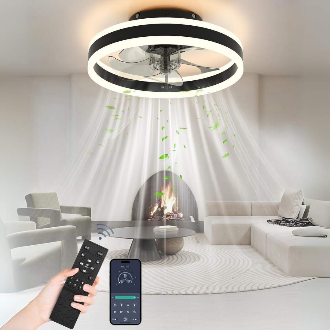 Disseny, frescor i llum en un sol gadget: el ventilador de sostre LED que enamora a les cases modernes
