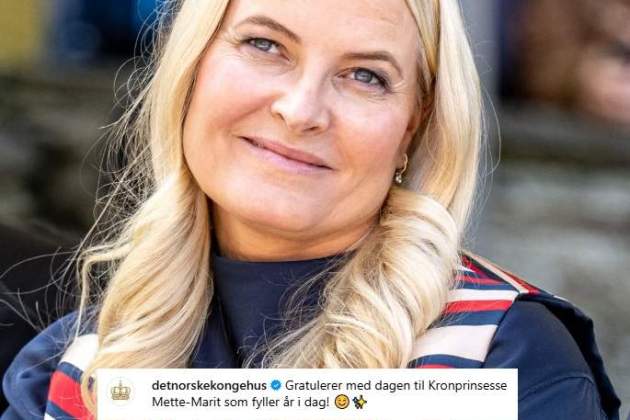 Mette Marit, aniversari enmig de la polèmica IG