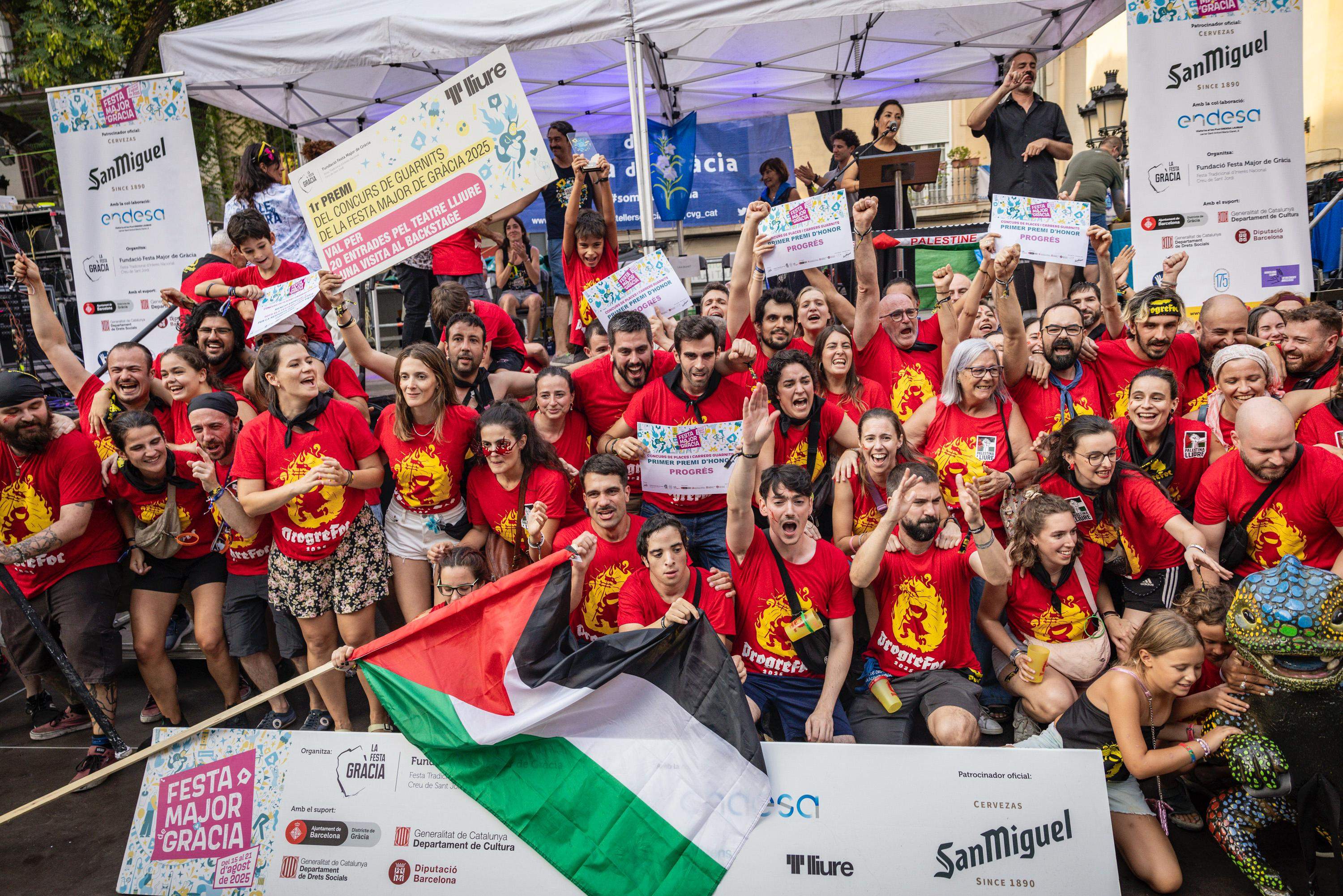 Tots els carrers guanyadors de Gràcia 2025 al concurs de guarniments de la Festa Major