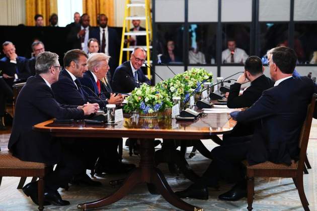 Cimera liders europeus Donald Trump / Efe