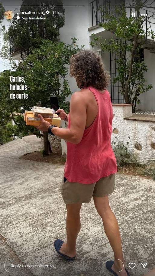 Carles Puyol amb gelats / Instagram
