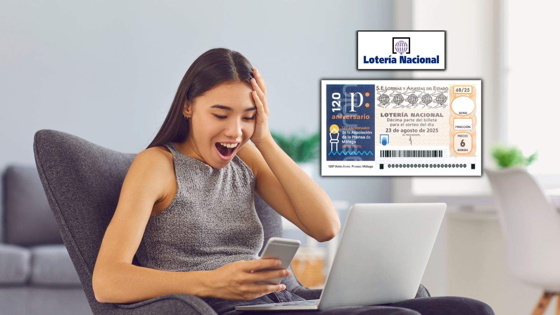 Comprobar Lotería Nacional de hoy: resultados y premios del sábado 23 de agosto de 2025