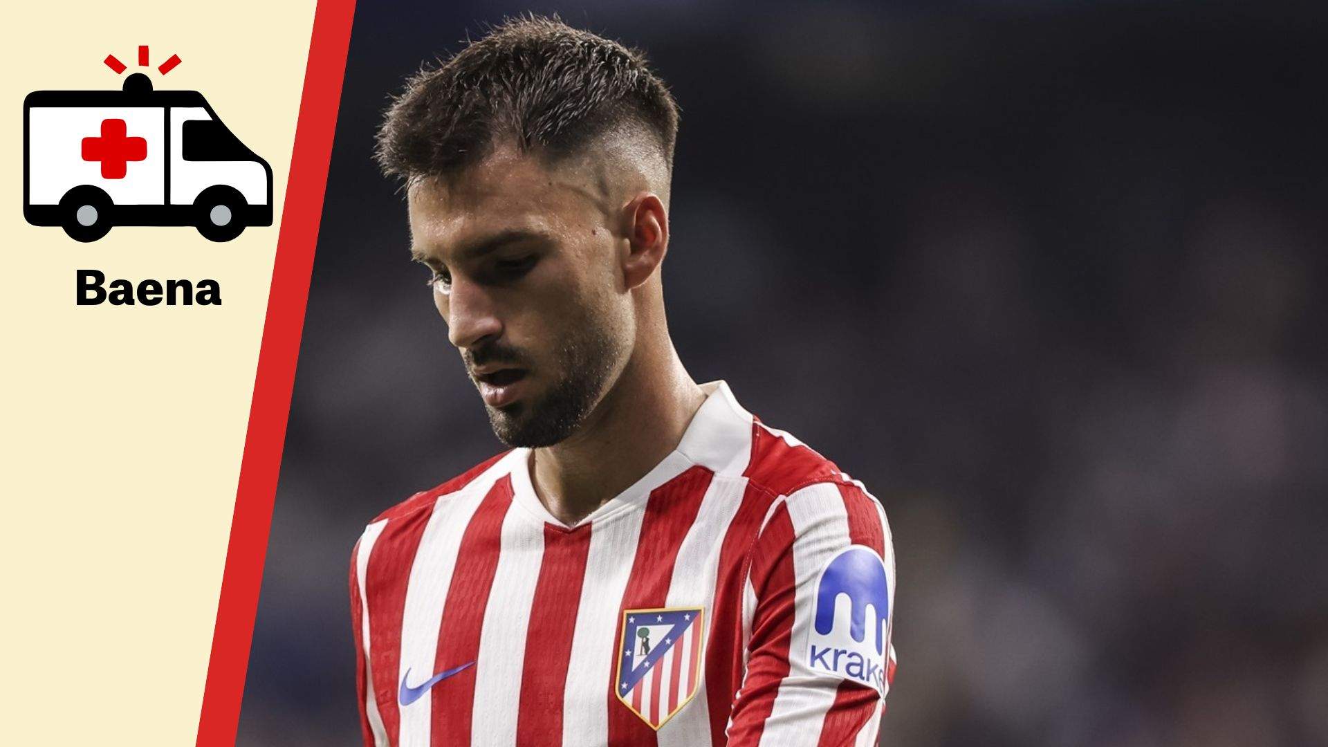 Lesión de Baena: qué le pasa, qué lesión tiene y cuánto tiempo estará de baja con el Atlético de Madrid