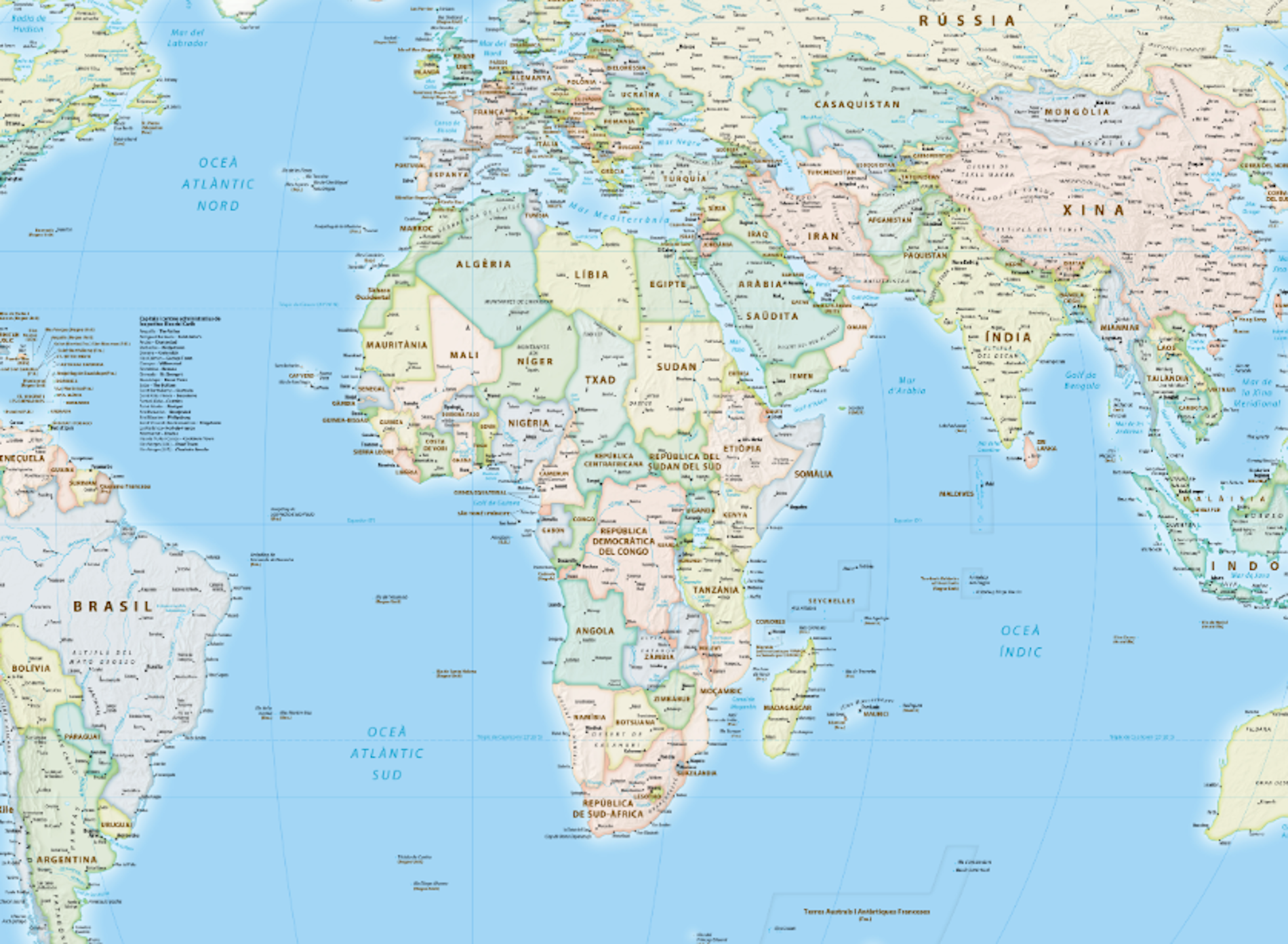 África exige un cambio de mapamundi y que se deje de utilizar el que todos conocemos