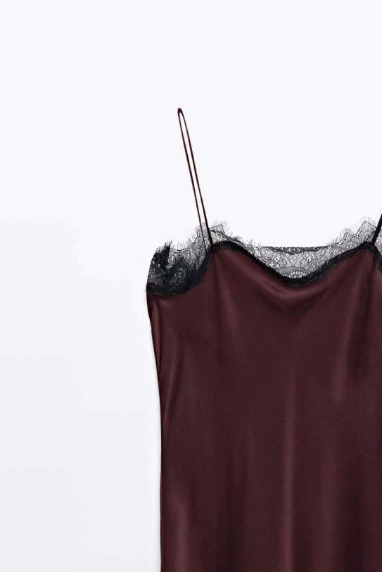 Vestit llarg lencero setinat STUDIO