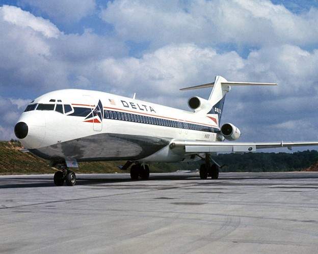 Un boeing 727 de Delta Airlines.