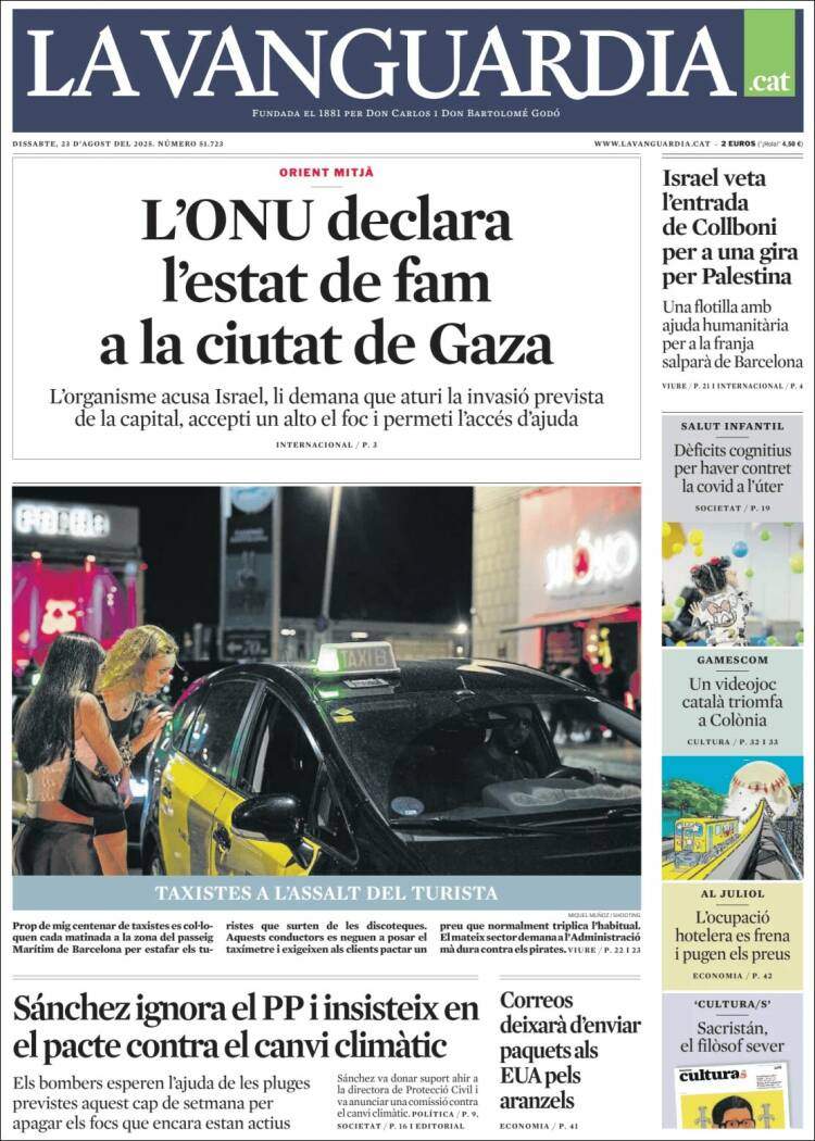 'La Vanguardia' 23 'La Vanguardia' 23