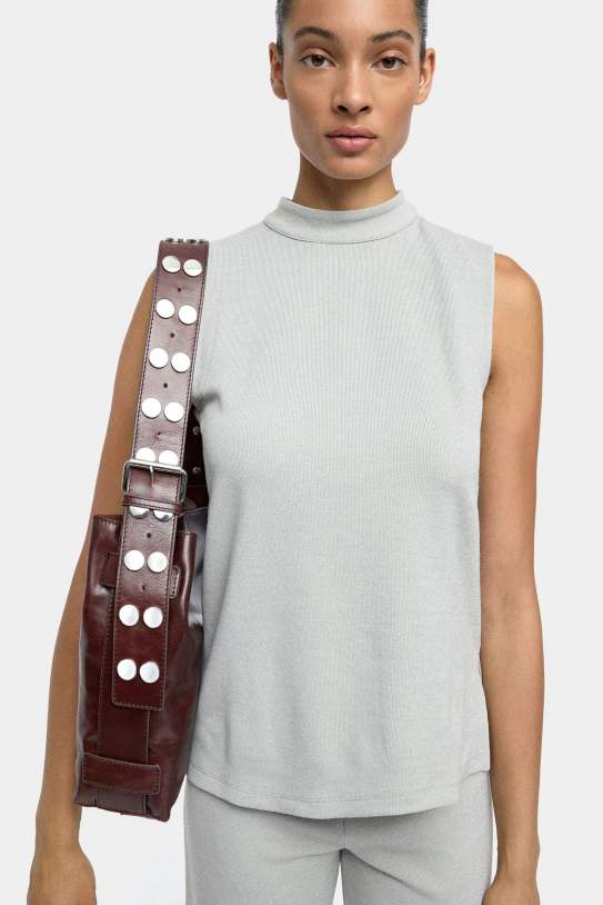 Top con textura