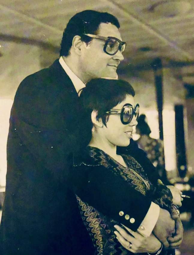 Isabel Pisano, amb Waldo de los Ríos