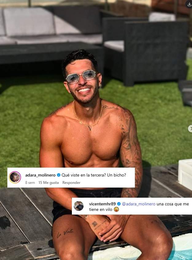 Vicente Romero, la nova 'il·lusió' d'Adara Molinero IG Vicente Romero, la nova 'il·lusió' d'Adara Molinero IG