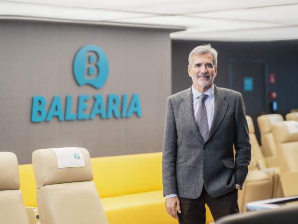El president de Baleària, Adolfo Utor El president de Baleària, Adolfo Utor