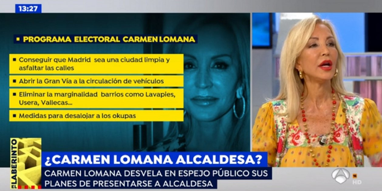 carmen lomana  programa electoral  antena 3